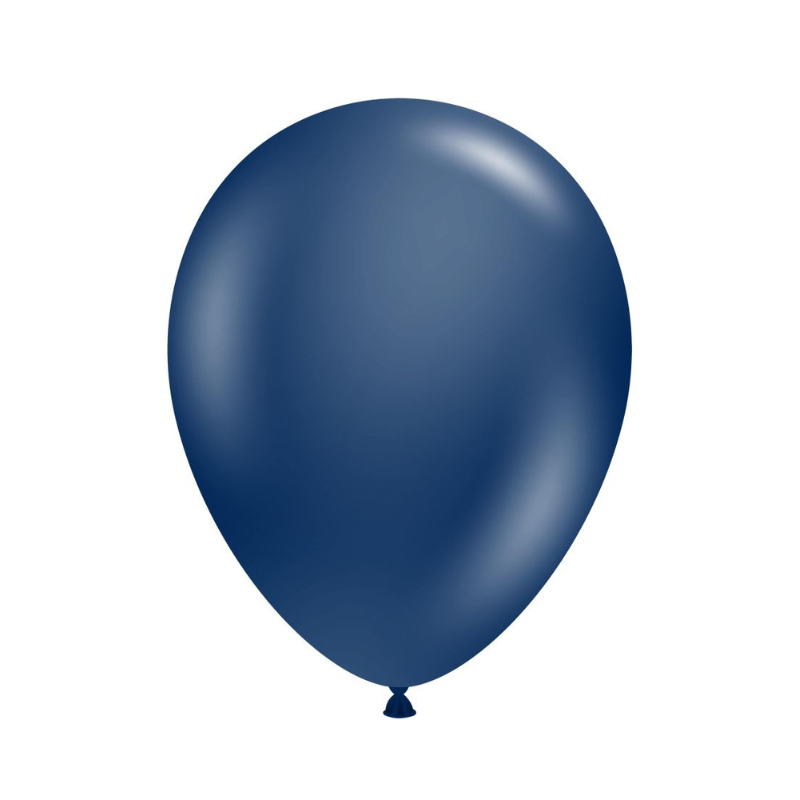 Everts Metallic Midnight Blue Latex Balloons