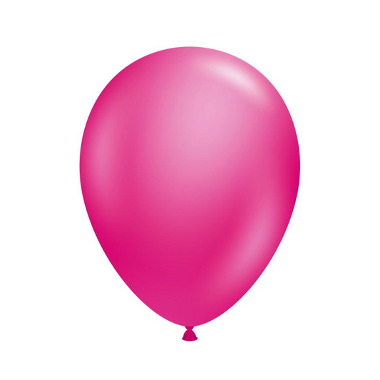 Everts Metallic Fuchsia Pink Latex Balloons