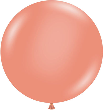 Everts Giant Metallic Rose Gold Latex Balloons