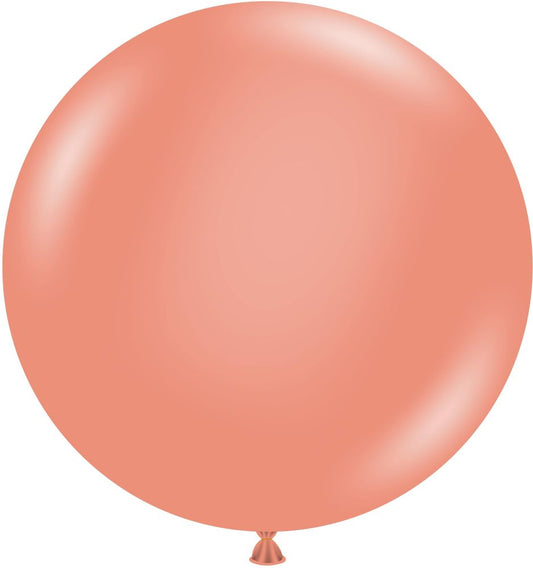 Everts Giant Metallic Rose Gold Latex Balloons