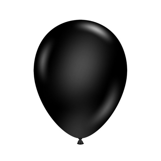 Everts Standard Black Latex Balloons
