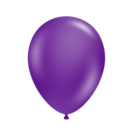 Everts Standard Purple Latex Balloons